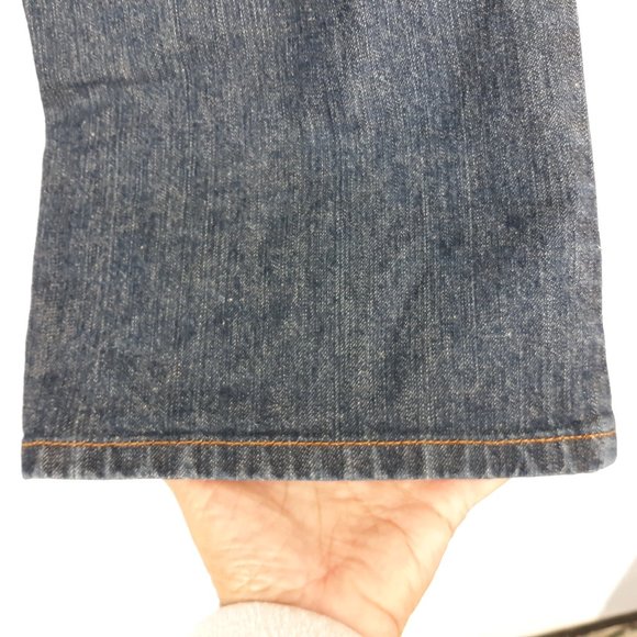 Lucky Brand Dungarees Women's Wide Leg Jeans Size 28 Crop Medium Wash Blue Denim - Picture 7 of 14